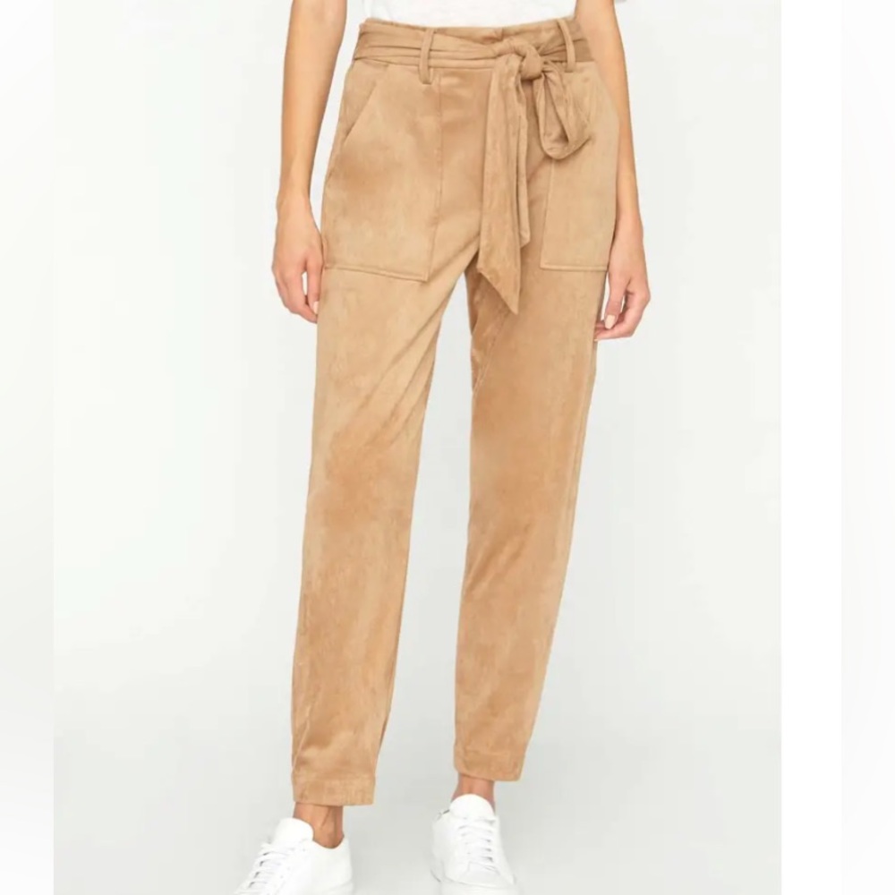 Brochu Walker vegan suede The Tide pant size XS, light brown